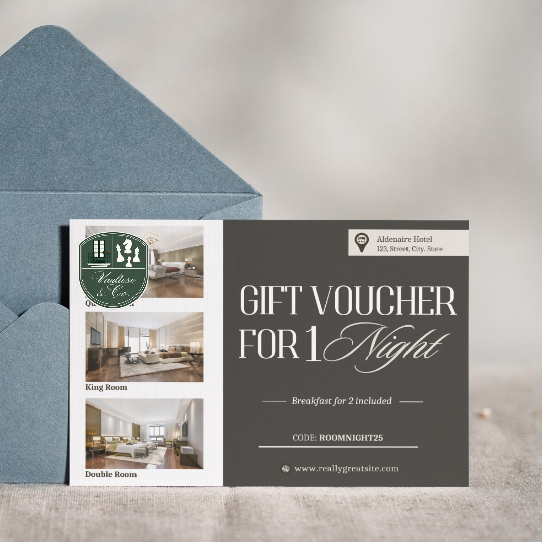 Custom Thank you/Gift Voucher Cards