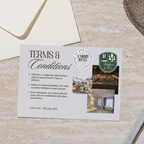 Custom Thank you/Gift Voucher Cards