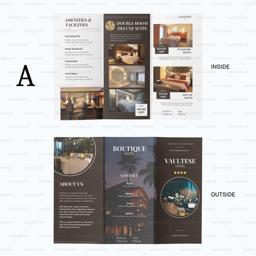 Custom Trifold Brochures (Print Ready)