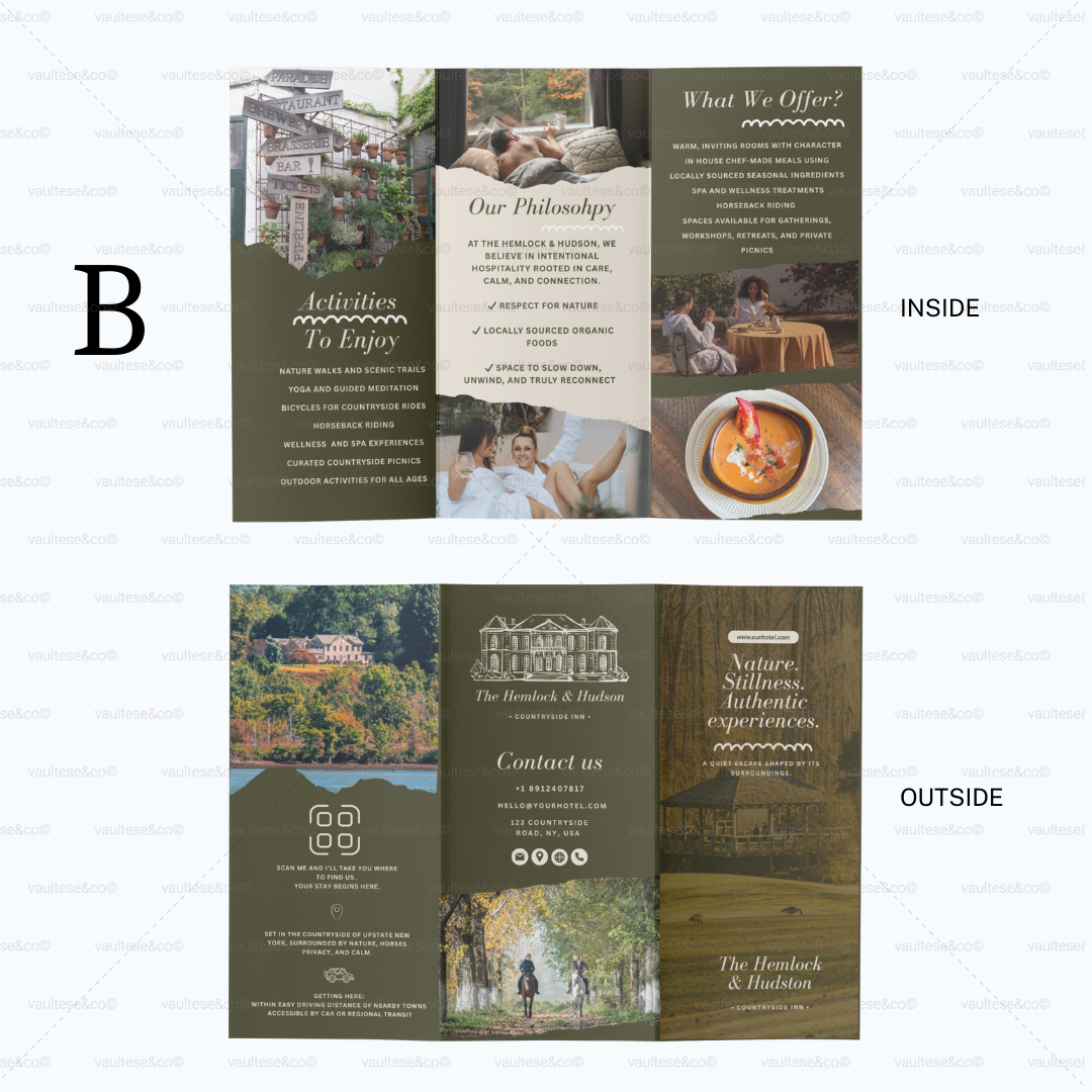 Custom Trifold Brochures (Print Ready)