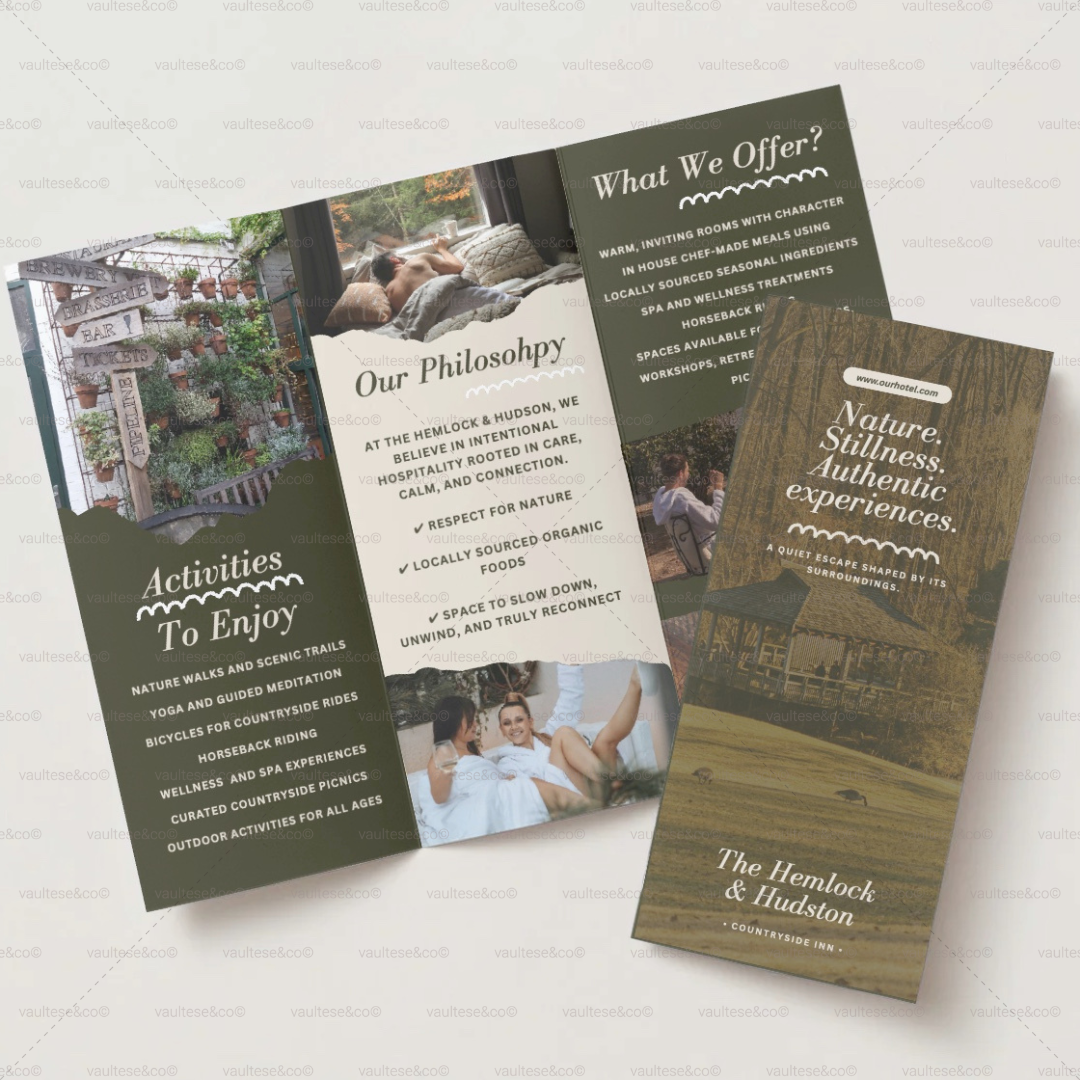Custom Trifold Brochures (Print Ready)