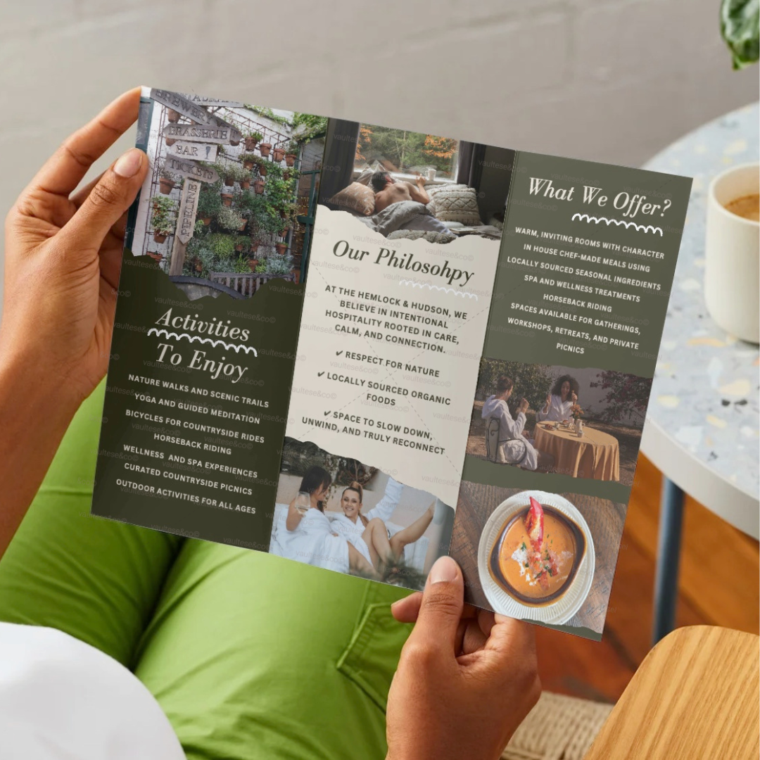 Custom Trifold Brochures (Print Ready)