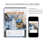 Short Term Rental Airbnb Welcome Guide & Booklet (12 Pages)